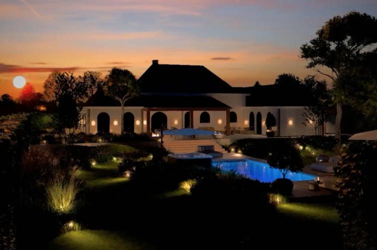 Een Exclusieve Luxe Tuin met Zwembad: Het Ultieme Design voor Kosso