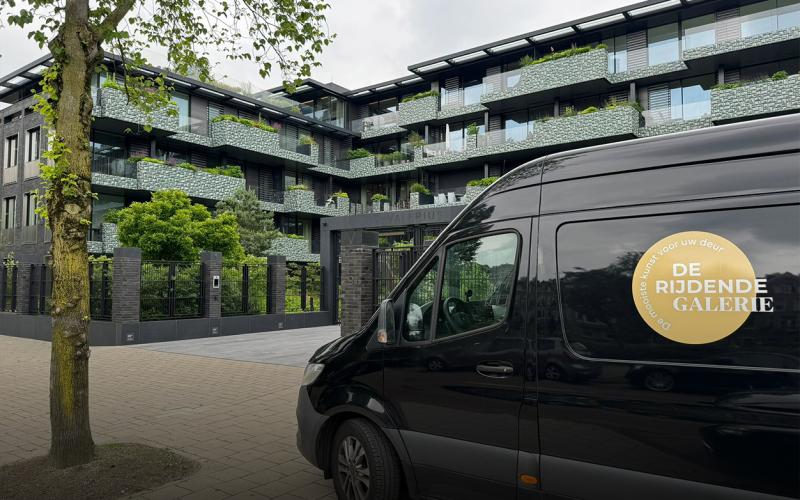 De rijdende galerie van Umo Art & Design: kunst aan huis bezorgd