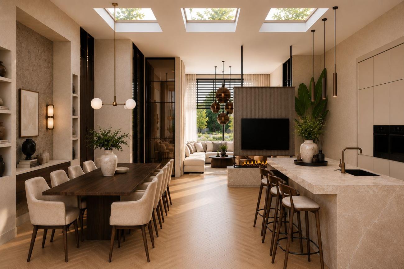 Ruimtelijkheid in balans: een nieuwbouwwoning op IJburg