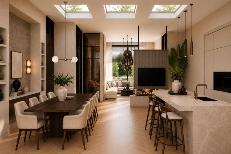 Ruimtelijkheid in balans: een nieuwbouwwoning op IJburg