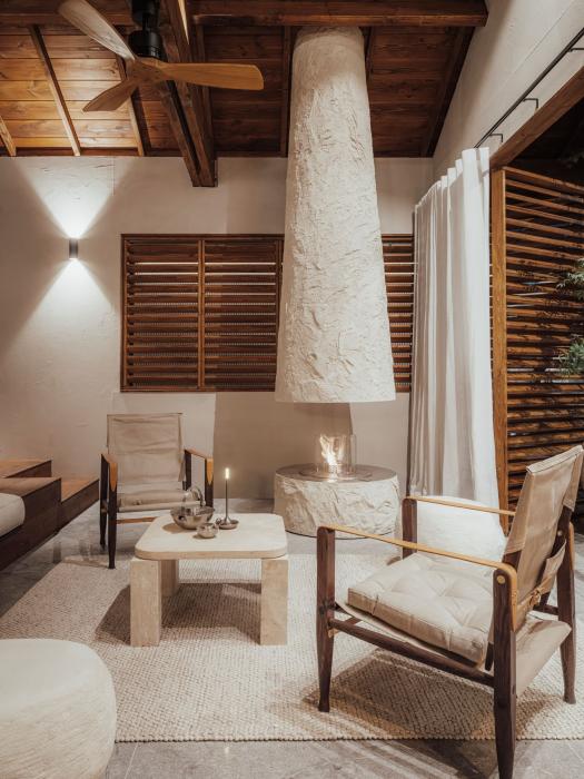 luxe afwerking haard