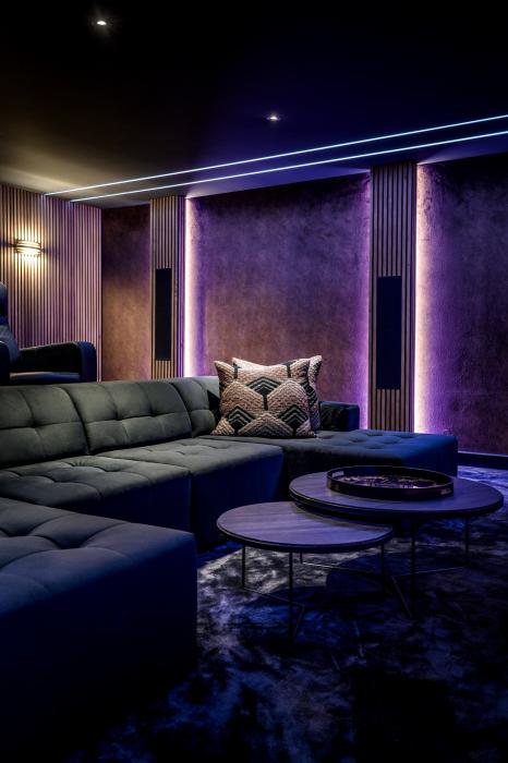 luxe stoelen in home cinema