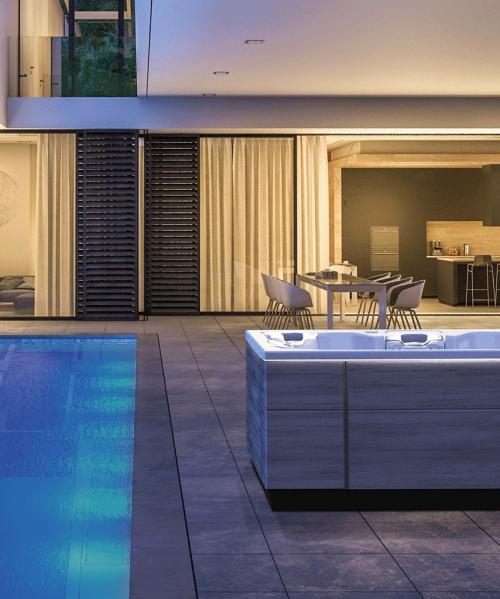 design spa in luxe tuin