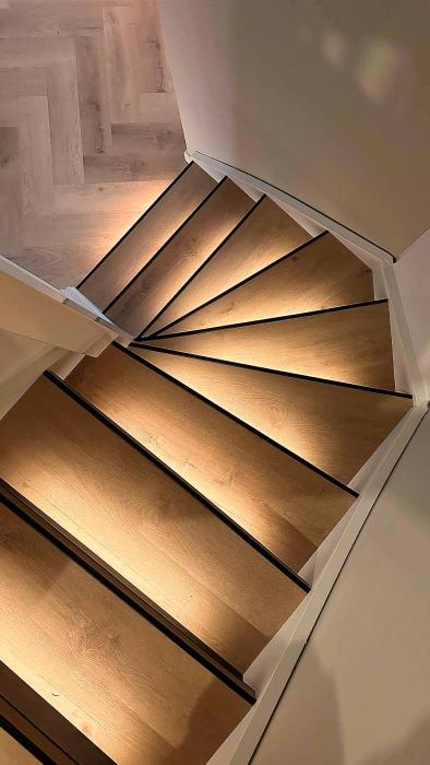 luxe trap met pvc afewrking