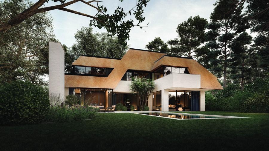 3d visualisatie villa
