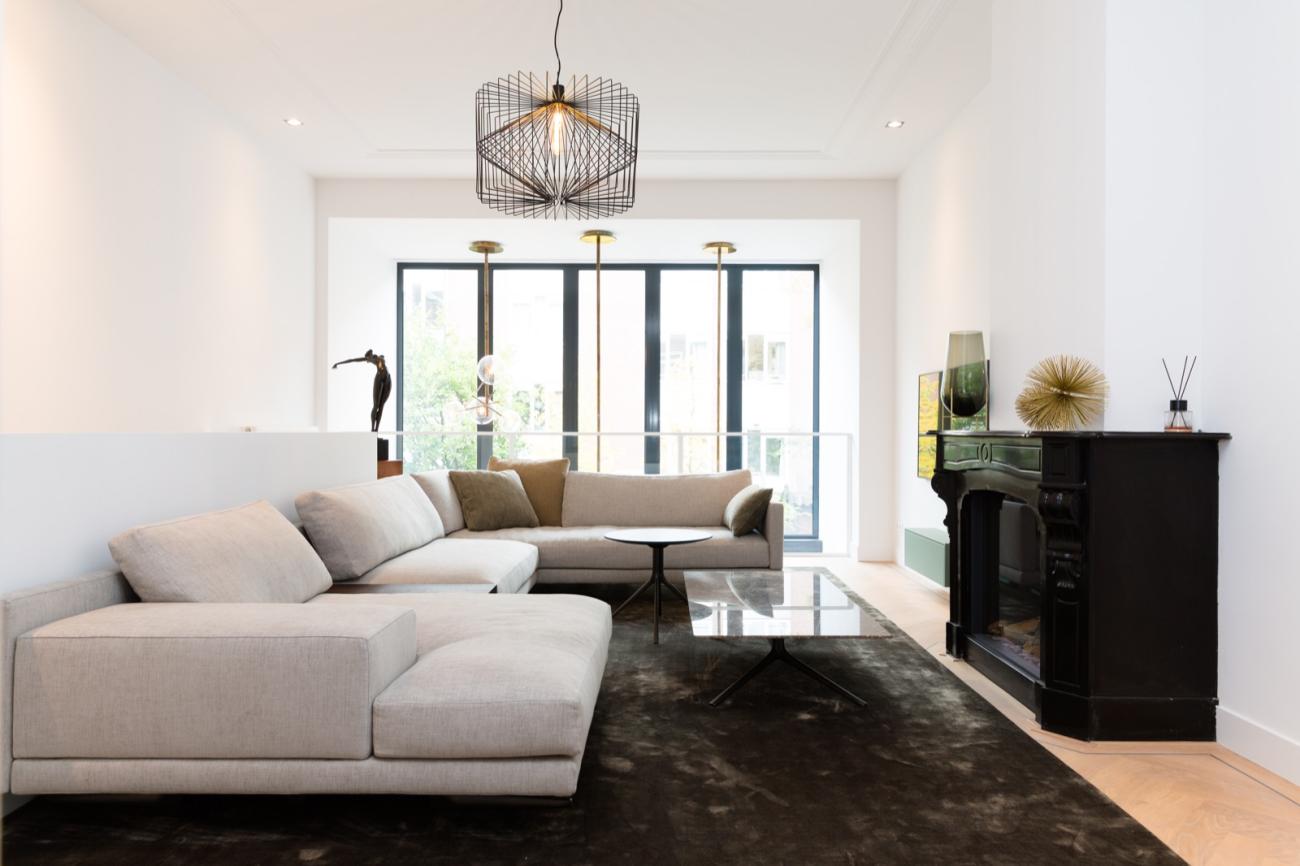 luxe woonkamer renovatie