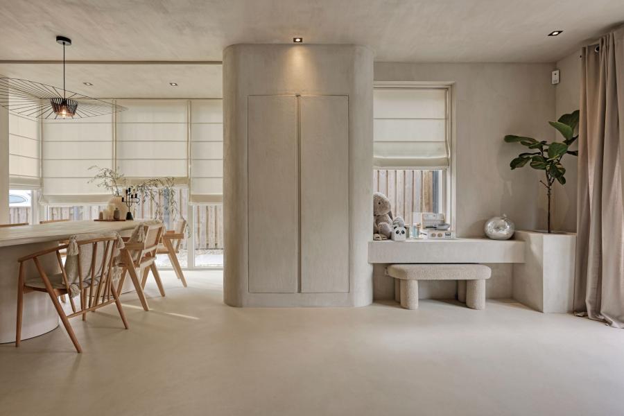 luxe vloer en wandafwerking