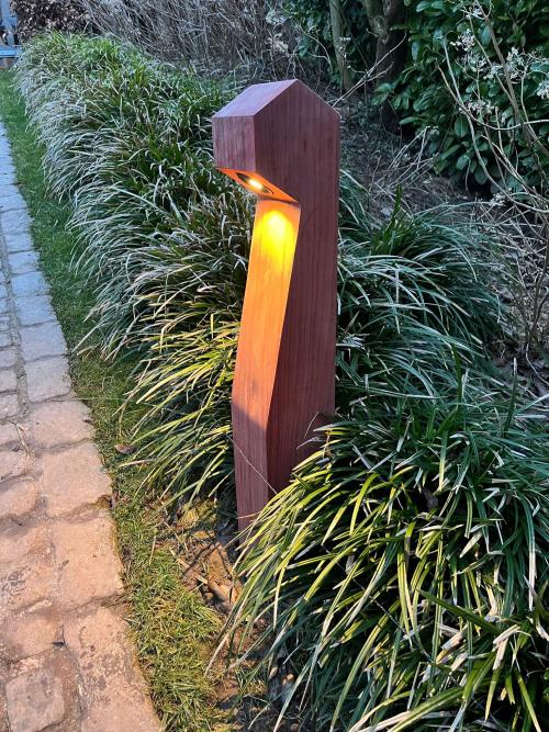 houten tuinverlichting