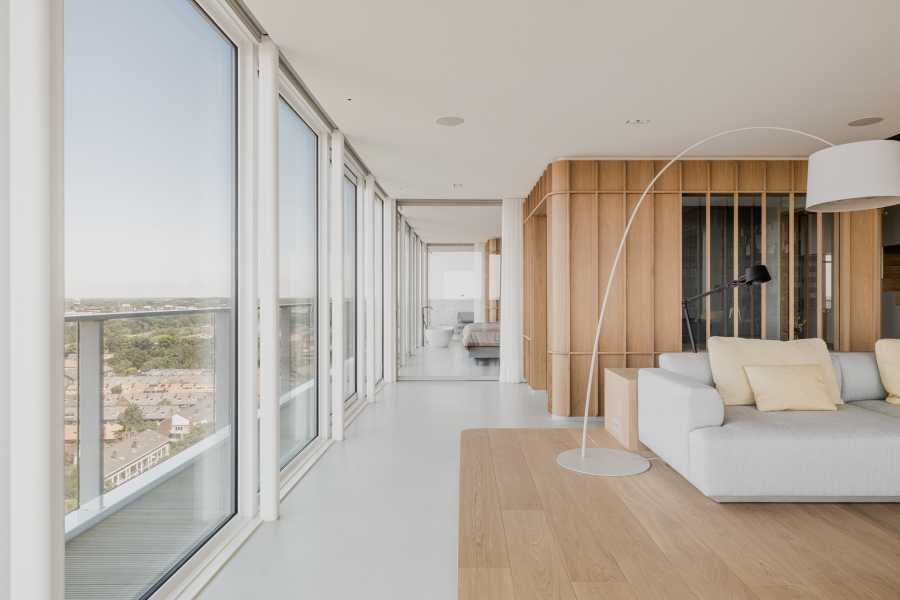 Bureau Fraai modern interieur penthouse
