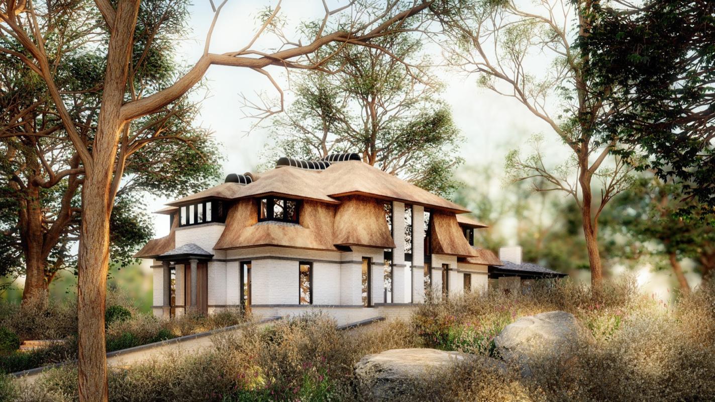3d visualisatie luxe villa