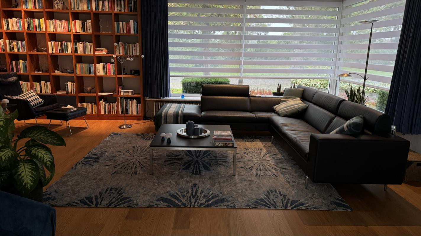 woonkamer met luxe vloerkleed