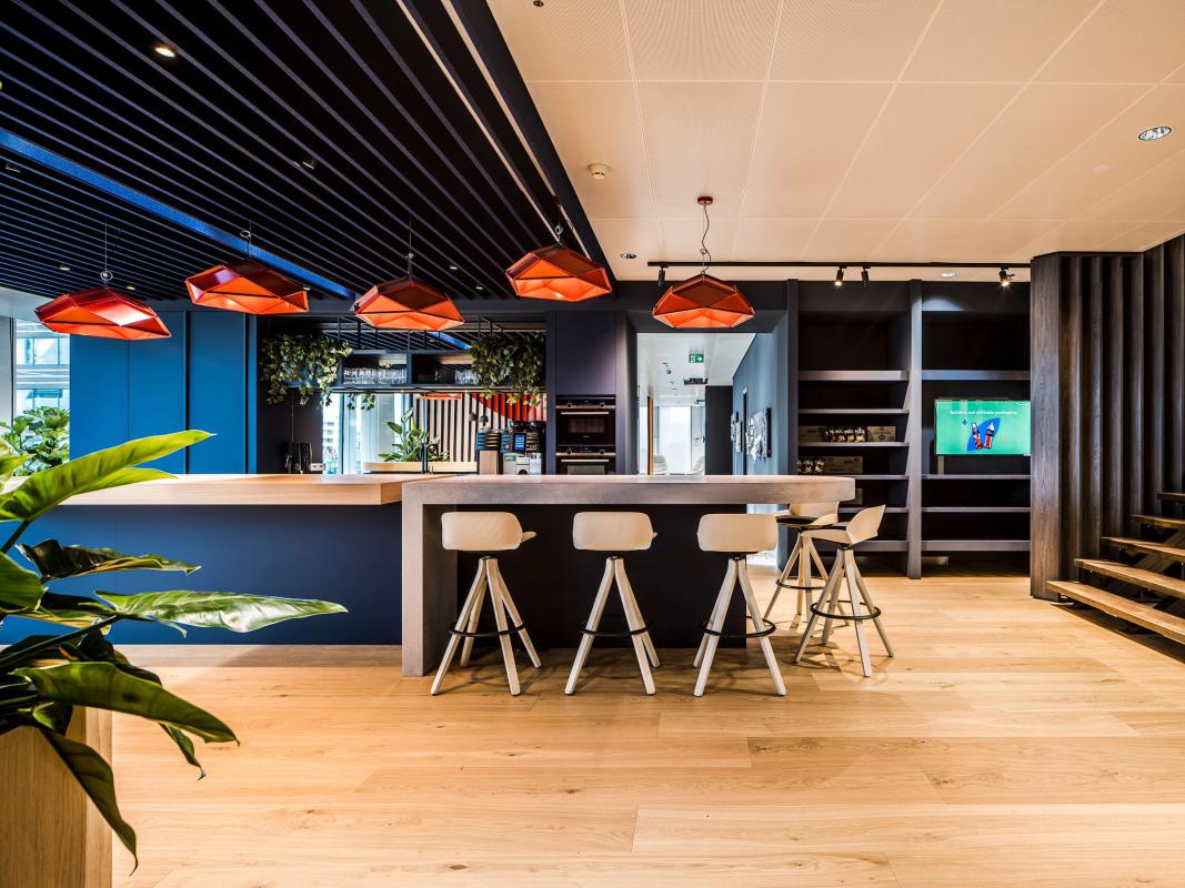 interieur met akoestisch design