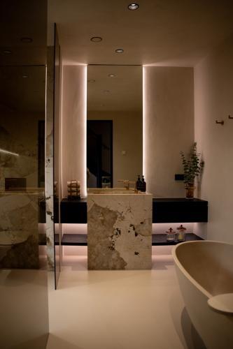 Luxe badkamer Townhouse Rotterdam