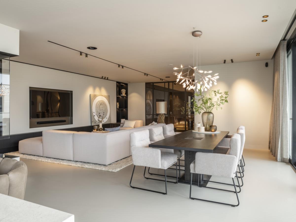 Gietvloeren luxe appartement in Warmond | Best Interiors