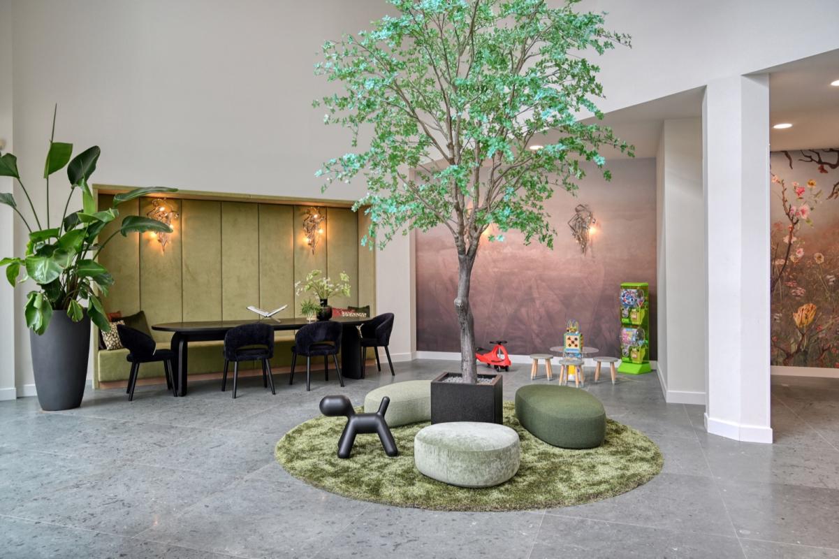 wachtruimte met luxe interieur