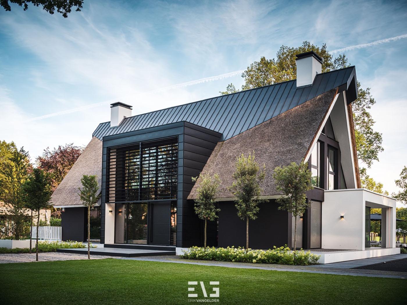 luxe rietgedekte villa