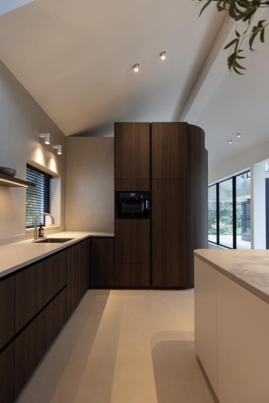 design keuken met ronde vormen