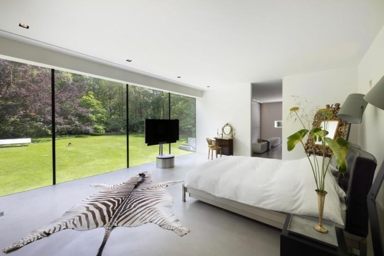 Moderne villa met luxe gietvloer