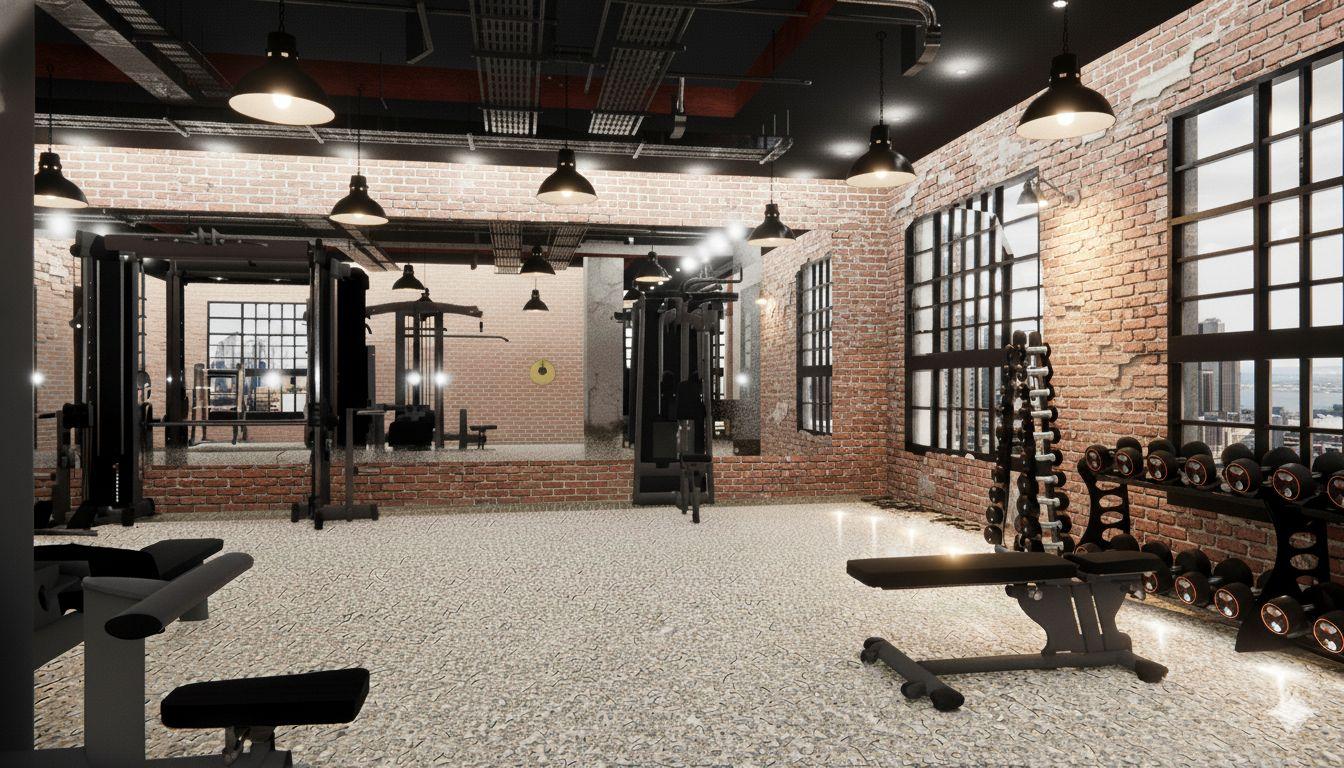 luxe fitnessruimte