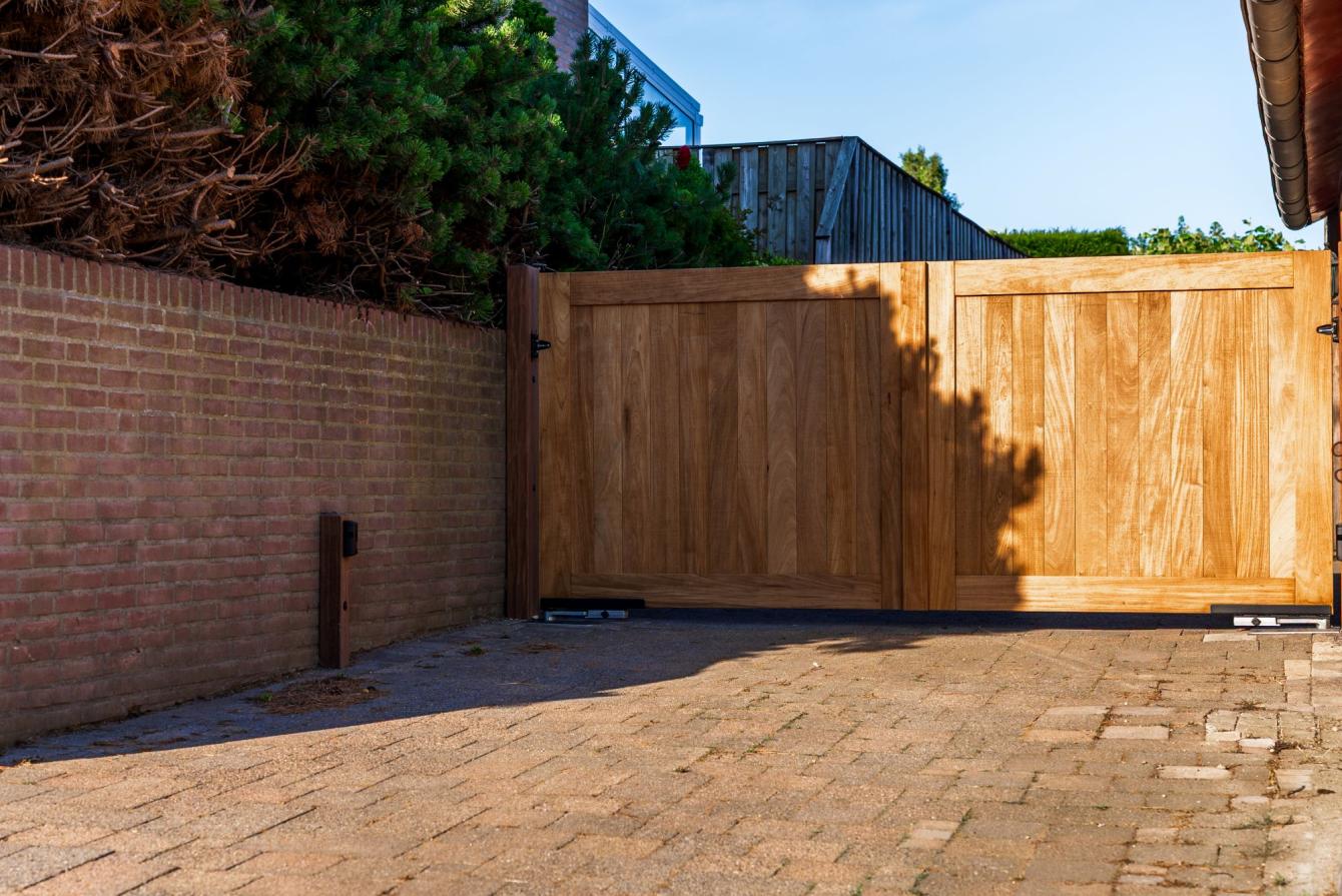 luxe dubbele poort