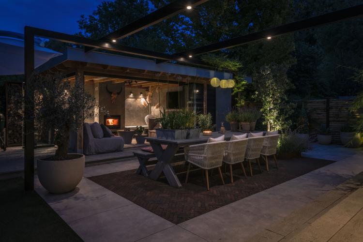 Luxe eiken tuinkamer Krimpen aan den IJssel