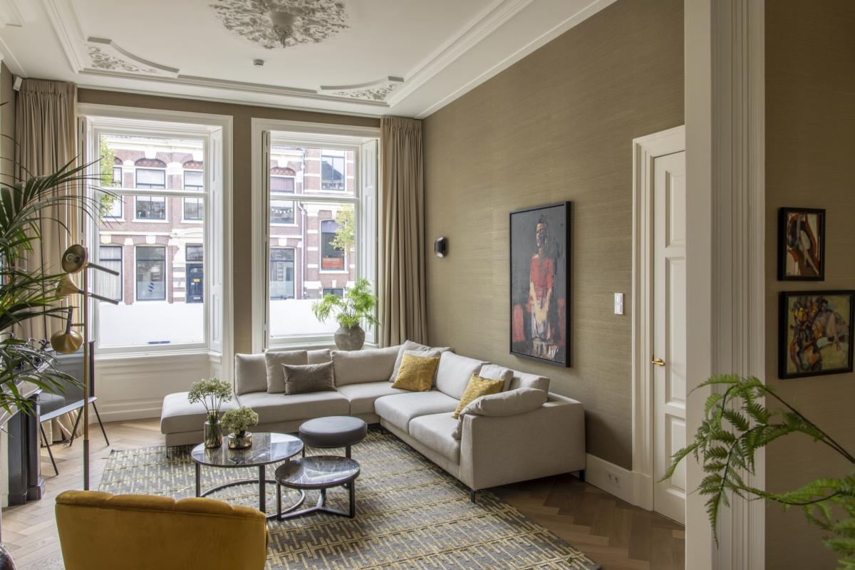 luxe woonkamer inrichting