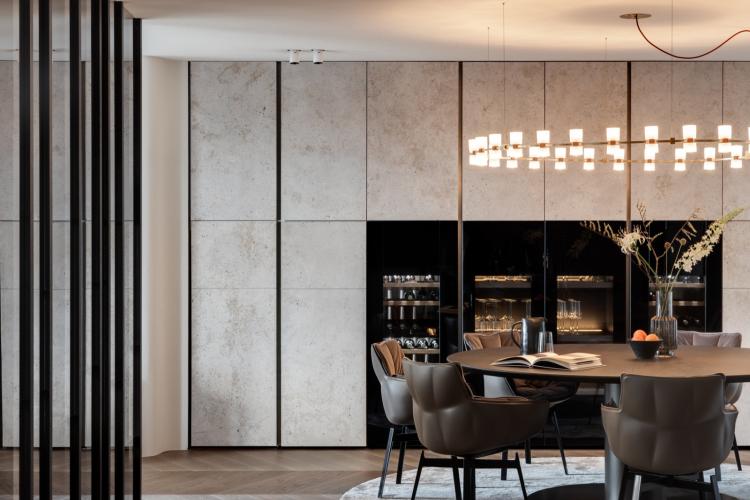 Luxe interieur met exclusieve verlichting