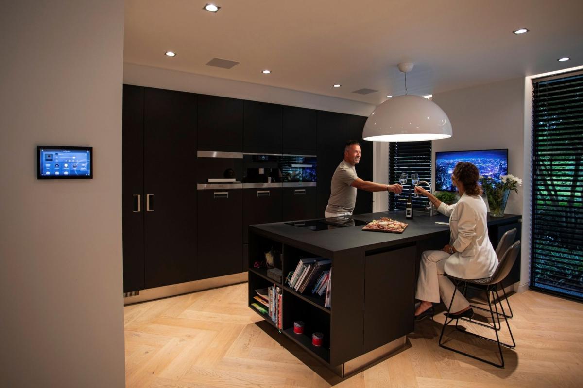 luxe keuken met domotica
