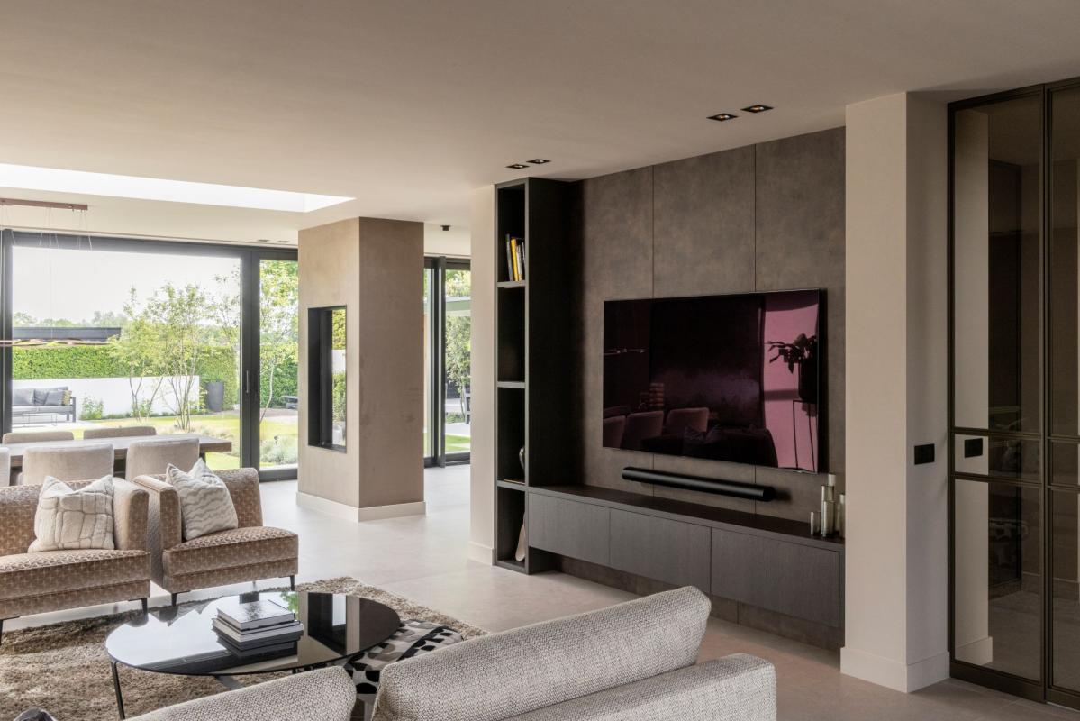 woonkamer met domotica