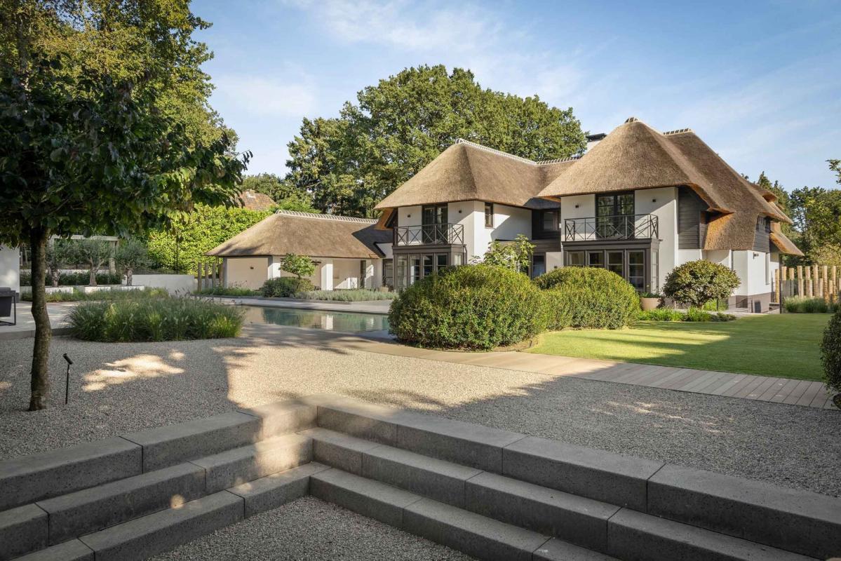 landelijke villa tuin