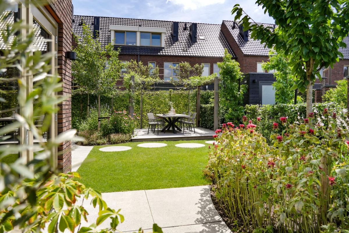 luxe groene tuin