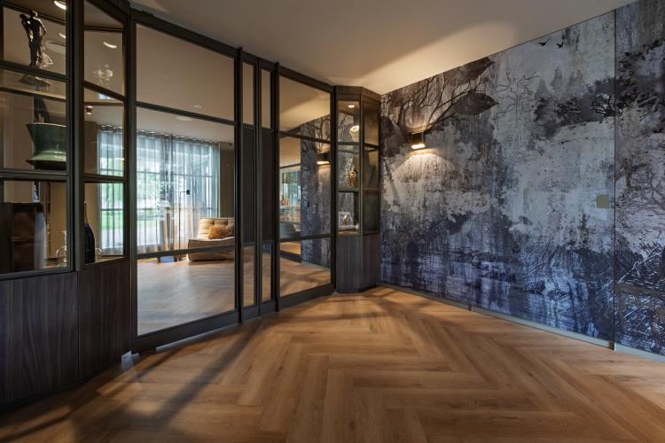 Modern interieur met design deuren