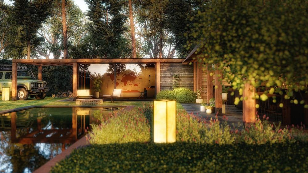Luxe tuinkamer