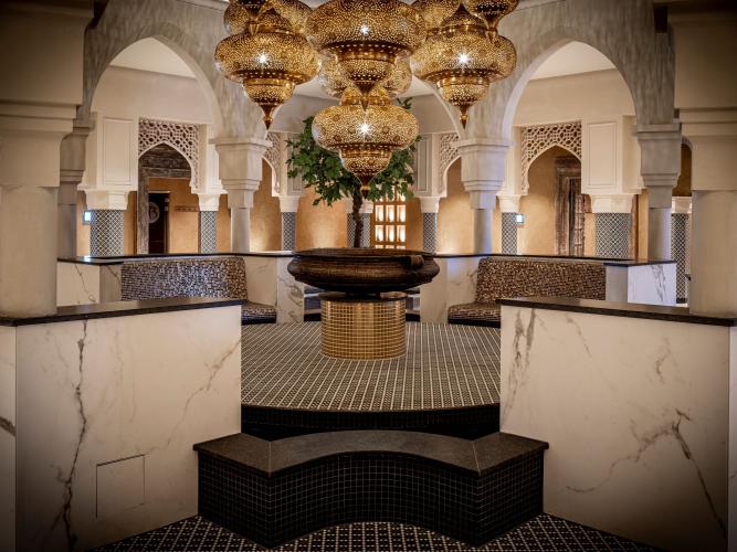 Luxe verlichting in Thermen Berendonck