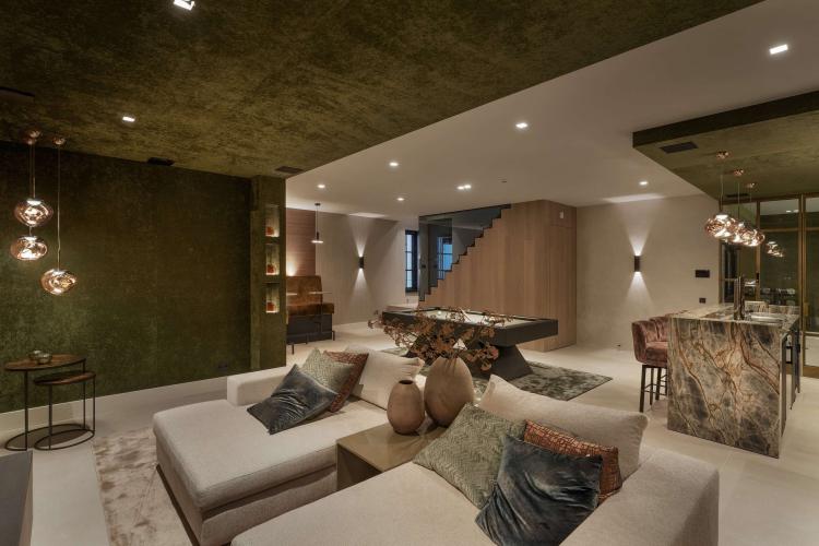 Exclusieve verlichting in luxe villa