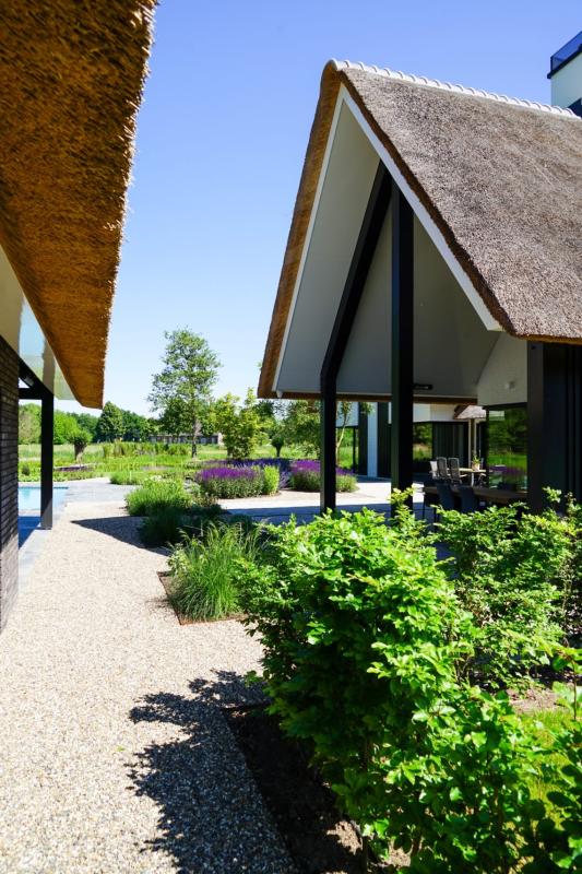 Terrasoverkapping in tuin