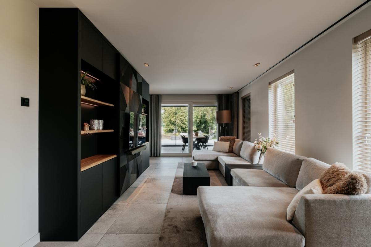 luxe woonkamer inrichting