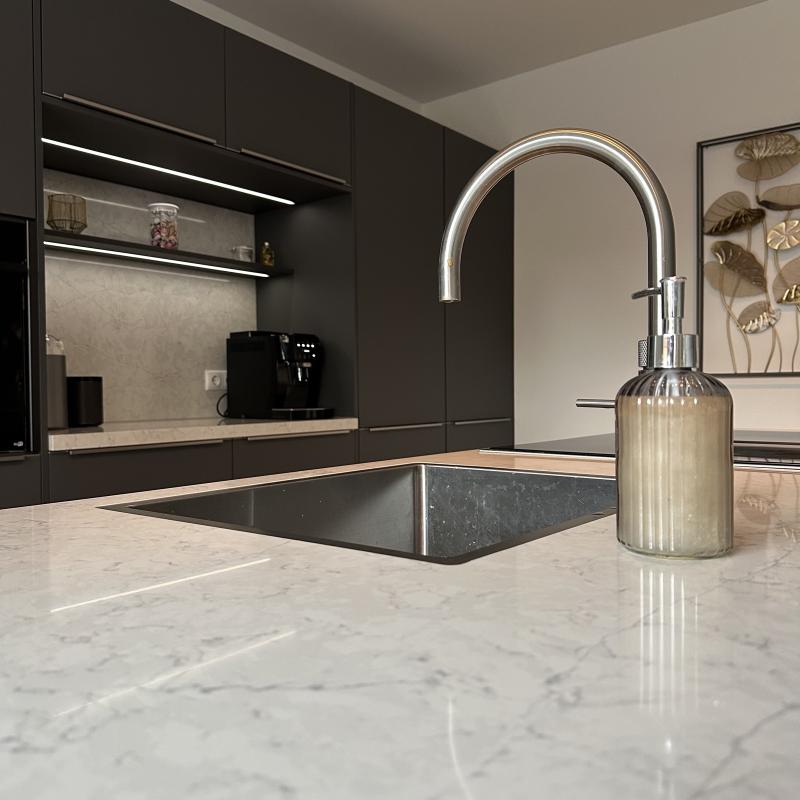 keuken met luxe kraan