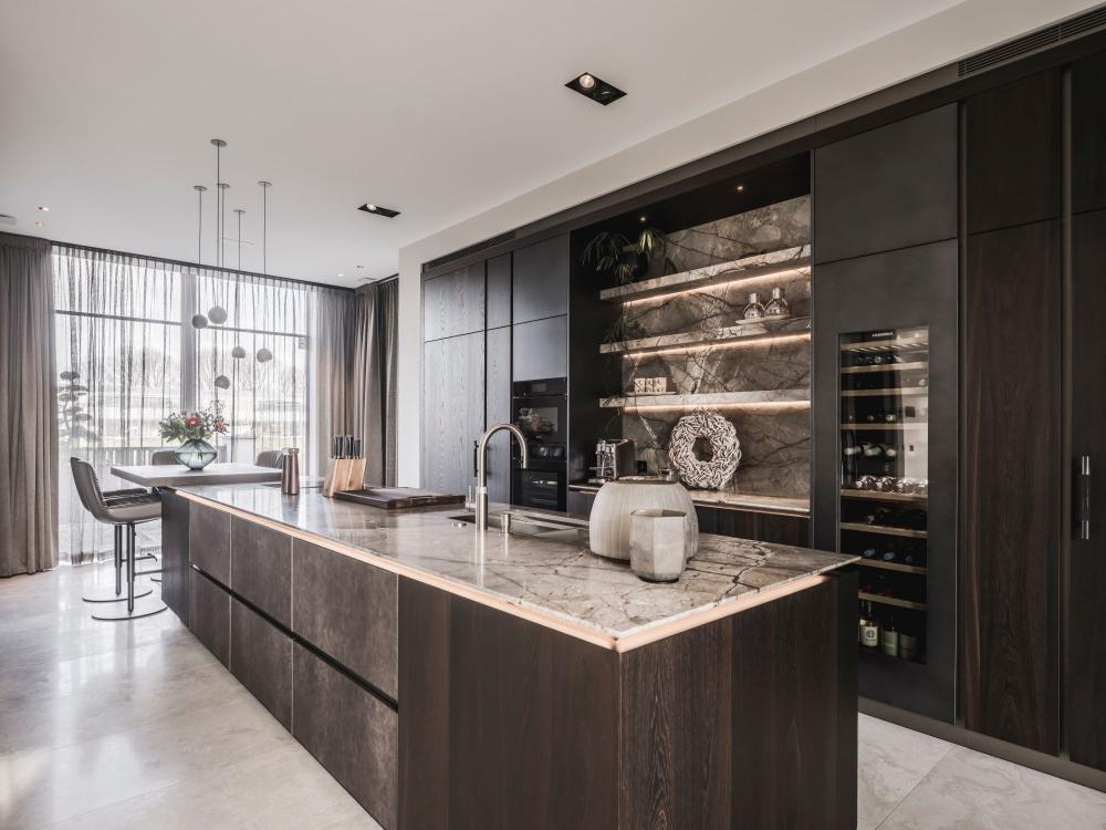 Een high-end keuken: de kracht van materialen