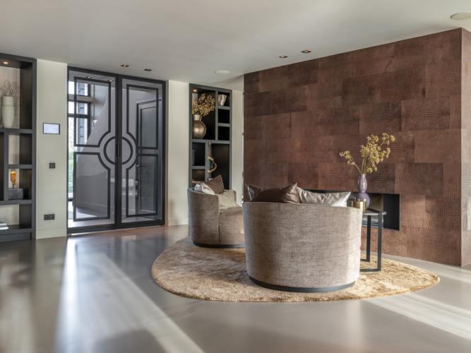 Gietvloeren moderne villa regio Haarlem