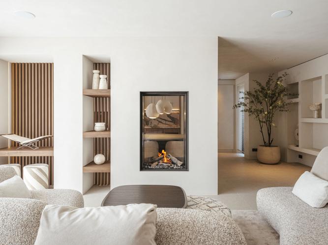 Luxe gashaard in interieur