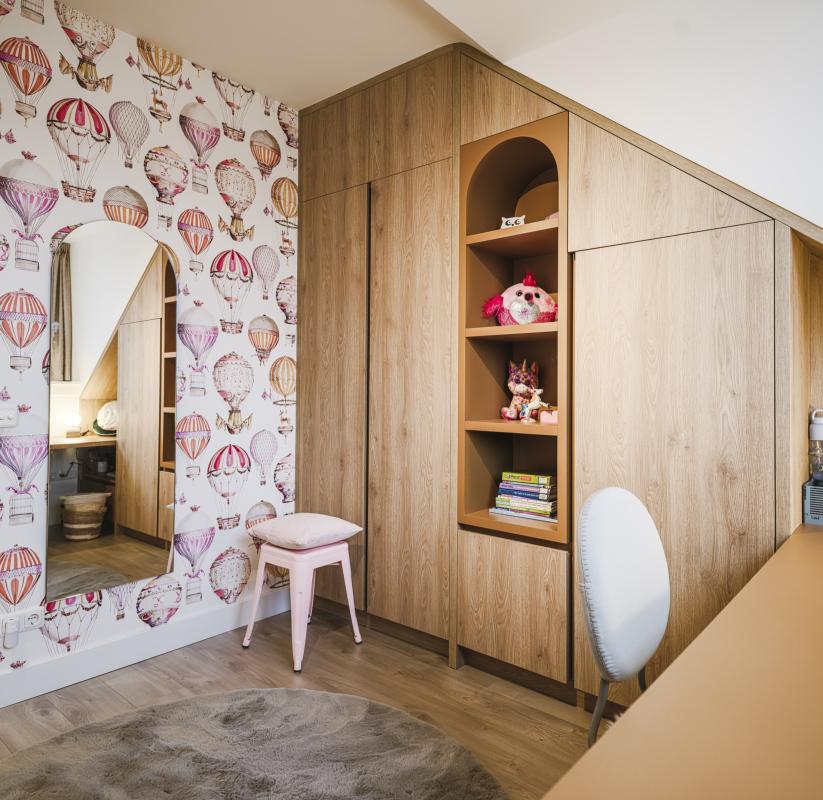 slaapkamer met maatwerk kasten