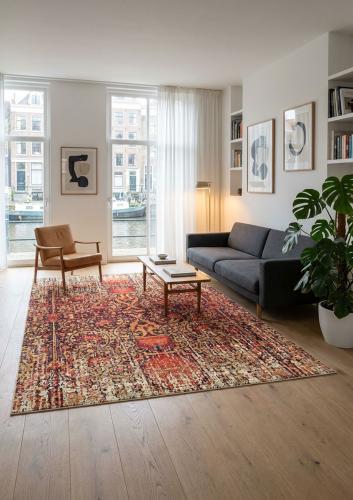 Exclusief vloerkleed in luxe interieur
