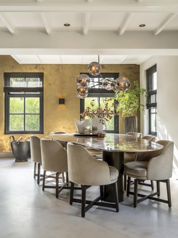 luxe interieur eetkamer