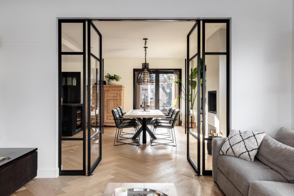Interieur met design deuren