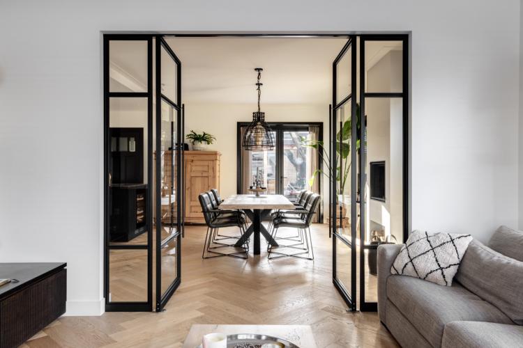 Interieur met design deuren