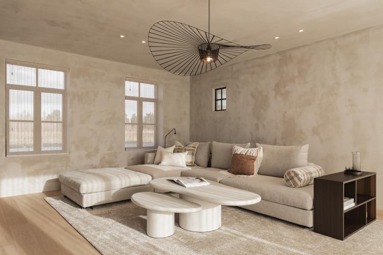 Tijdloos interieurontwerp voor luxe villa