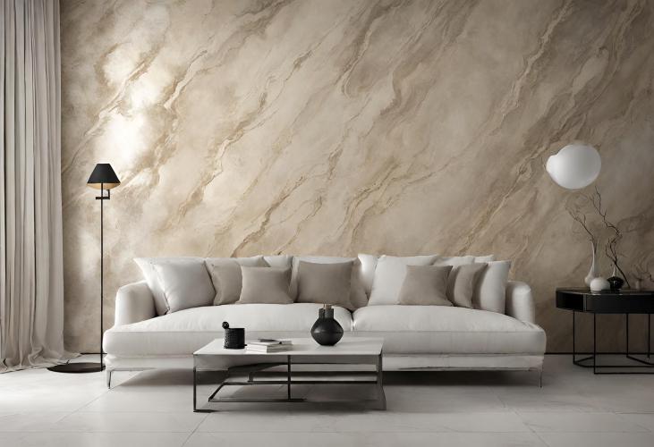 Luxe interieur met Rivedil wandafwerking