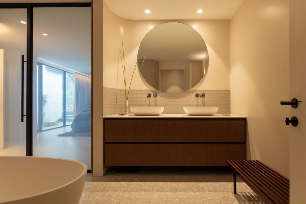 moderne badkamer