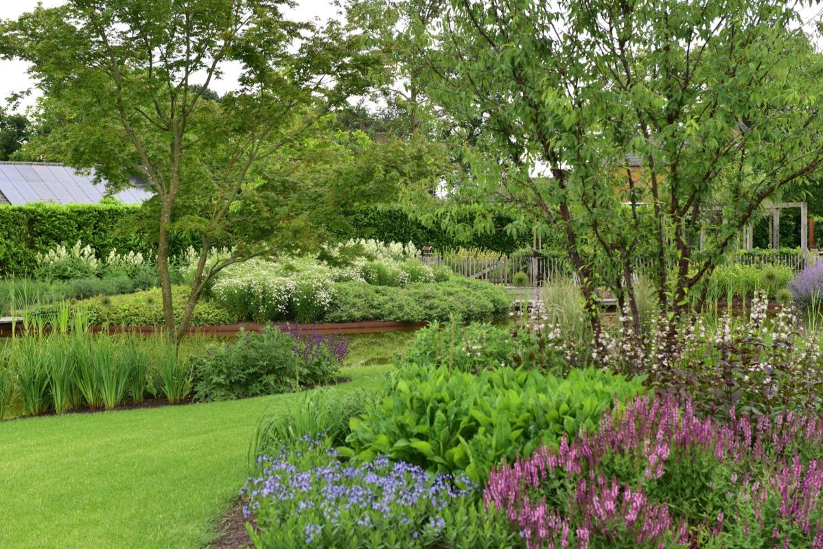 tuin met borders